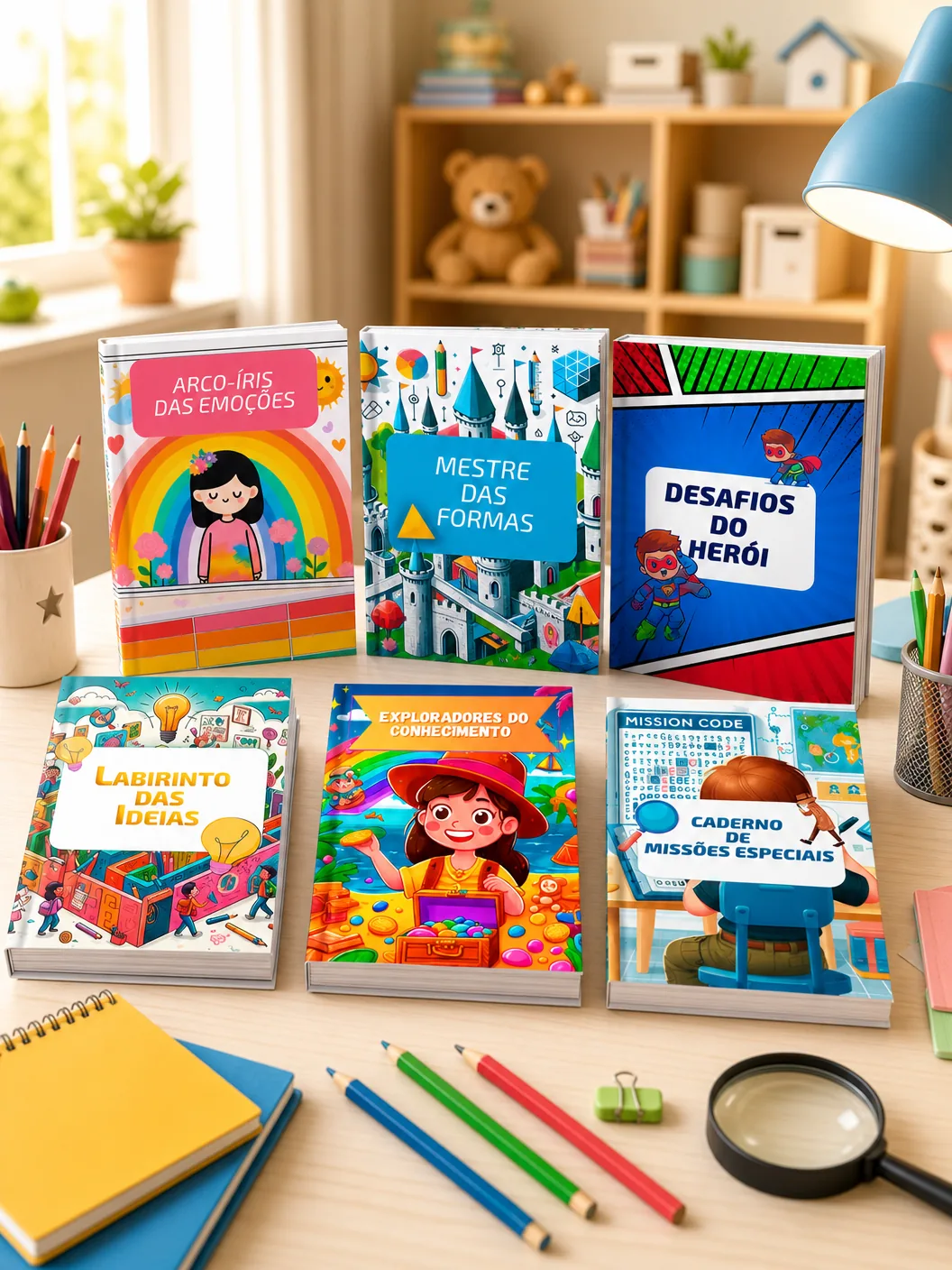 Caderno de Atividades — mockup